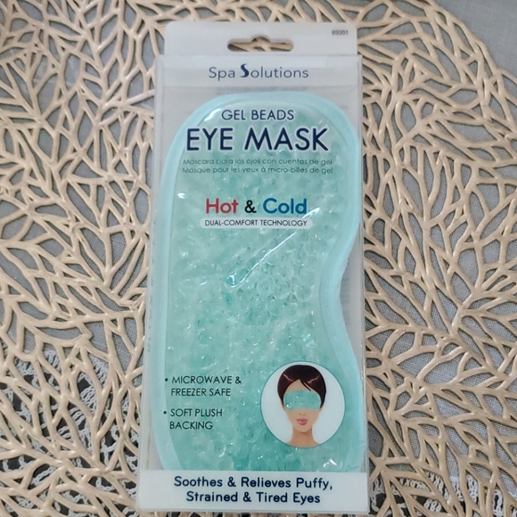 spa solutions Skincare Net Gel Beads Eye Mask Hpt And Cold Poshmark